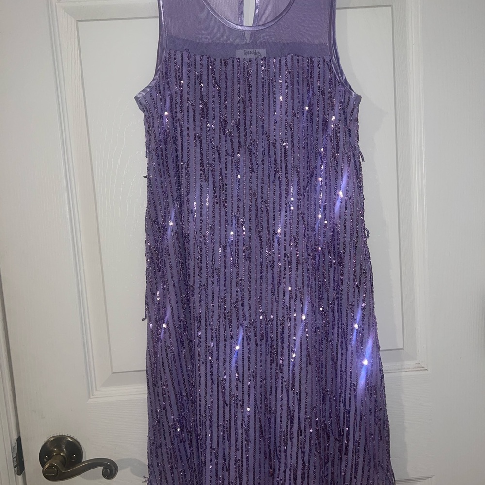 Speechless Lavender Sequin Dress